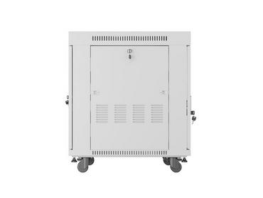 Комуникационен шкаф Lanberg rack cabinet 19' free-standing 15U/600x800 (flat pack) with glass door lcd grey v2