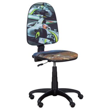 Детски стол ПРЕСИАН Болид 2- черен полипропилен