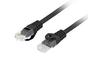 Кабел Lanberg patchcord CAT.6 utp lszh cu 10m black fluke passed