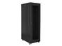 Комуникационен шкаф Lanberg rack cabinet 19' free-standing 42U/800x1000 (flat pack) with mesh door black