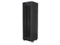 Комуникационен шкаф Lanberg rack cabinet 19' free-standing 42U/600x600 (flat pack) with mesh door lcd black v2
