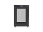 Комуникационен шкаф Lanberg rack cabinet 19' free-standing 22U/800x1000 (flat pack) with mesh door lcd black v2