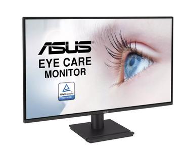 Монитор Asus VA27AQ Eye Care Monitor, 27 ', IPS, QHD, 99% sRGB, Frameless, HDMI, DisplayPort, VGA, 1ms MPRT, Stereo Speakers, Low Blue Light, Flicker Free, Wall Mountable, Black