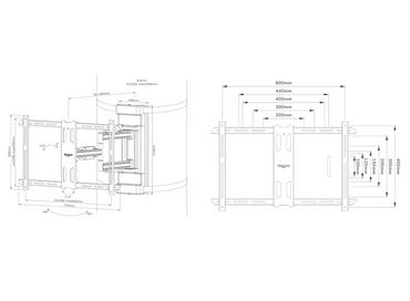 Стойка Neomounts Select Screen Pillar Mount (full motion, VESA 600x400)