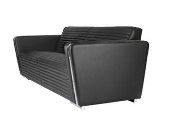 Триместен диван ЧЕРНАТИЦА NORM 03 - сниман отдясно, тъмно сив