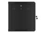 Комуникационен шкаф Lanberg rack cabinet 19' wall-mount 9U/600x450 for self-assembly with metal door  black (flat pack)