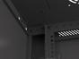 Комуникационен шкаф Lanberg rack cabinet 19' wall-mount 12U/600x450 for self-assembly with metal door black (flat pack)