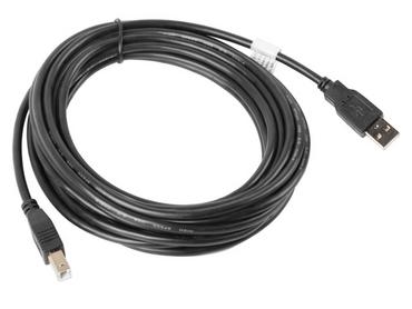 Кабел Lanberg  USB-A (M) -> USB-B (M) 2.0 cable 5m, black