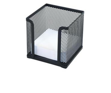 Поставка за хартиено кубче мрежа черно