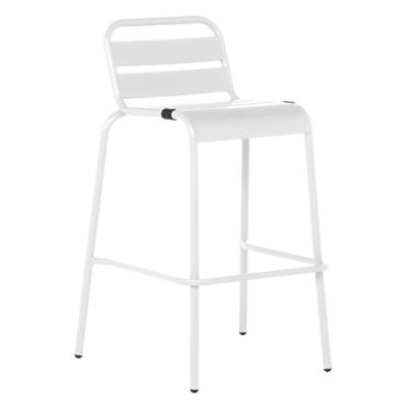 Бар стол ШАНИ- бат стол, бял цвят