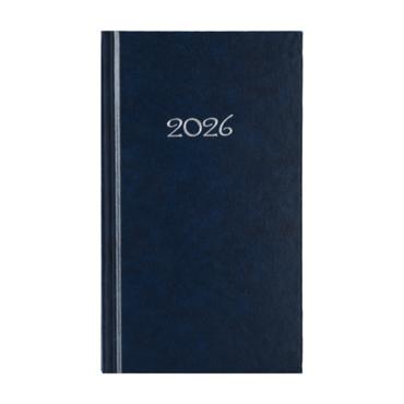 Календар - бележник СЛИМ джобен син