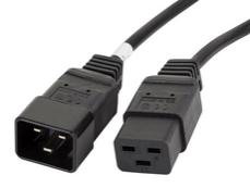 Кабел Lanberg EXTESION CABLE IEC 320 C19 / C20 1.8m VDE, black