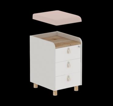 Контейнер с 3 чекмеджета със заключване KS01