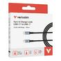 Кабел Verbatim Sync & Charge USB C to USB C 100W 120 cm