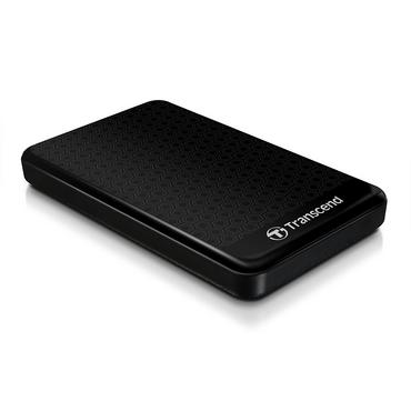 Твърд диск Transcend 2TB StoreJet 2.5' A3, Portable HDD, USB 3.1, Black