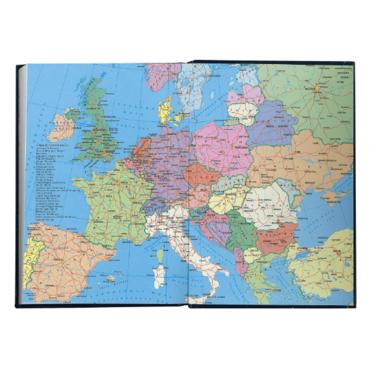 Календар - бележник ЕВРОПА A5-карта на Европа