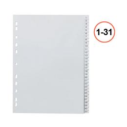 Разделител 1-31 PP сив
