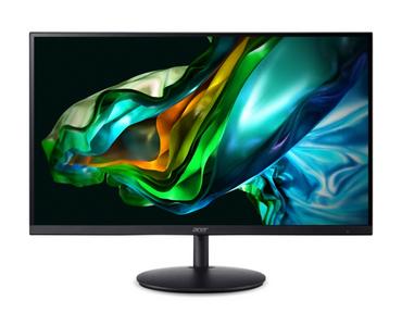 Монитор Acer SH242YEbmihux, 23.8', IPS, Anti-Glare, FHD 1920x1080, ZeroFrame, FreeSync, 100Hz, 1ms (VRB), 100M:1, 250 cd/m2, HDMI, 1xUSB Type -C (65W), Speakers 1Wx2, Audio out, VESA, Tilt, Swivel 360',Heght Adj.Bluelight shield, Flicker-Less, Black