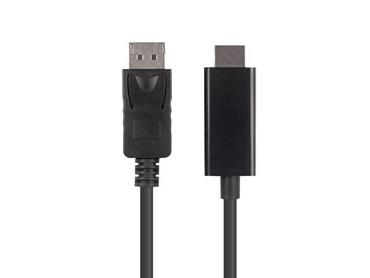 Кабел Lanberg display port (M) V1.1 -> HDMI (M) cable 1.8m, black