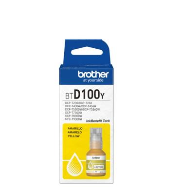 Консуматив Brother BT-D100Y Yellow Ink Bottle