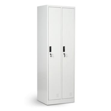 Метален гардероб BTL K с 2 отделения 185х60х45 см - сниман отпред, затворен