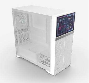 Кутия за компютър Valkyrie VK02 LCD White