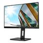 Монитор AOC Q24P2Q, 23.8' IPS WLED, 2560x1440@75Hz, 4ms GtG, 250cd m/2, 1000:1, DCR 50M:1, FlickerFree, Low Blue Light, 2Wx2, Tilt, Height Adjust, Pivot, Swivel, D-SUB, HDMI, DP, USB hub