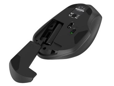 Мишка Natec Mouse Siskin Wireless 1600DPI 2.4GHz + Bluetooth 5.0 Optical Black