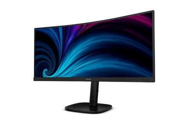 Монитор Philips 34B2U3600C, 34' Curved 1500R, VA, WLED, 3440x1440@120Hz, 4ms GtG, 300cd m/2, 3500:1, 50M:1 DCR, Adaptive Sync, FlickerFree, SoftBlue, 5Wx2, Tilt, Height Adjust, Swivel, HDMI, DP, USB hub