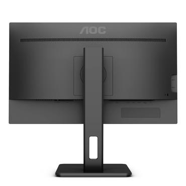 Монитор AOC Q24P2Q, 23.8' IPS WLED, 2560x1440@75Hz, 4ms GtG, 250cd m/2, 1000:1, DCR 50M:1, FlickerFree, Low Blue Light, 2Wx2, Tilt, Height Adjust, Pivot, Swivel, D-SUB, HDMI, DP, USB hub