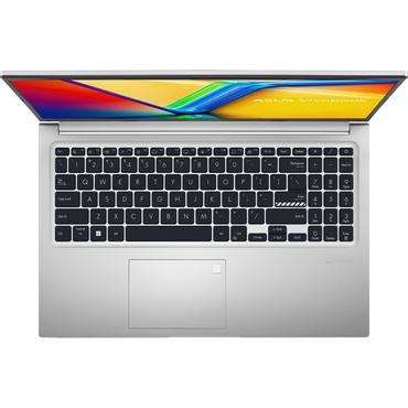 Лаптоп Asus Vivobook M1502YA-BQ086, AMD Ryzen R7-7730U, 15.6 'FHD  (1920X1080) 16:9,16GB LPDDR4 (8 GB on BD),1TB SSD,Backlit Keyboard , NO OS, Silver