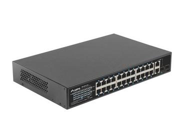 Комутатор Lanberg Switch 24 x 100MB POE+/2 x Combo Rack 19' Gigabit Ethernet, 250W