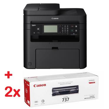 Лазерно многофункционално устройство Canon i-SENSYS MF237w Printer/Scanner/Copier/Fax + 2x Canon CRG-737
