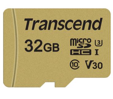 Памет Transcend 32GB microSD UHS-I U3 (with adapter), MLC