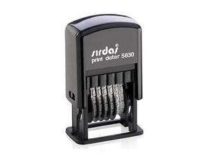 Номератор ръчен h=4мм 6 цифри