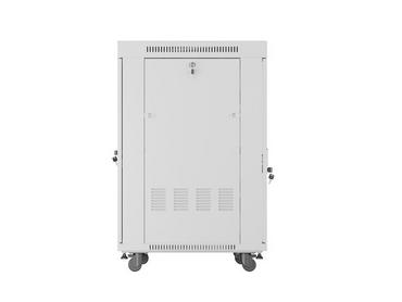 Комуникационен шкаф Lanberg rack cabinet 19' free-standing 22U/600x800 (flat pack) with glass door lcd grey v2