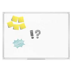 Бяла дъска с алуминиева рамка 60х90 см- снимана отпред,