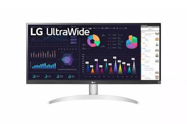 Монитор LG 29WQ600-W, 29' UltraWide Full HD, IPS Panel, 1ms MBR, 1000:1, 250 cd/m2, 21:9, 2560 x 1080, HDR 10, sRGB 99%, FreeSync, 100Hz, USB Type-C, Speacers, HDMI, DP, Tilt, Headphone Out, Black