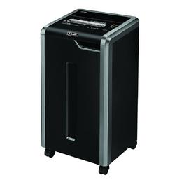 Шредер Fellowes Powershred Jam Proof Cross-Cut 325Ci - сниман отстрани, черен, затворен