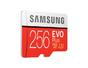 Памет Samsung 256GB micro SD Card EVO+ with Adapter, Class10, Read 100MB/s - Write 90MB/s