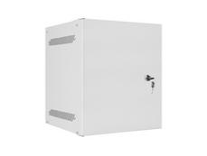 Комуникационен шкаф Lanberg rack cabinet 10' wall-mount 6U/280x310 for self-assembly with metal door grey (flat pack)