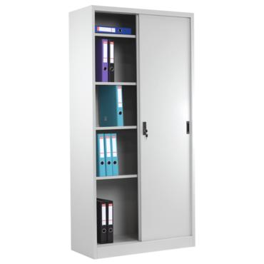 Архивен шкаф BTL J с 5 отделения 185х90х40 см - с отворена лява врата