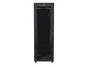 Комуникационен шкаф Lanberg rack cabinet 19' free-standing 37U/800x1000 (flat pack) with glass door lcd black v2