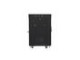 Комуникационен шкаф Lanberg rack cabinet 19' free-standing 15U/600x600 (flat pack) with glass door lcd black v2