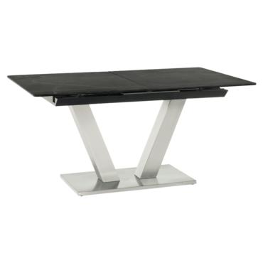 Трапезна маса ДАРИН разтегателна- черен плот