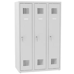 етален гардероб FRT с 1 отделения 145х90х50 см - затворен, сниман отпред, сив