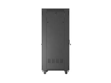 Комуникационен шкаф Lanberg rack cabinet 19' free-standing 37U/600X800 (FLAT PACK) with mesh door LCD black