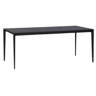Трапезна маса ДАМЯН- керамичен плот, черен цвят