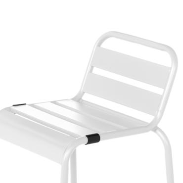 Комплект АЛЕГРА- бял цвят седалка