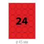 Флуоресцентни етикети Ф45 мм 